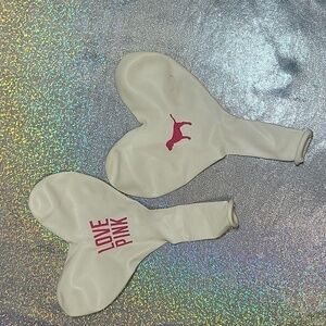 Rare HTF VS Pink White Heart Balloon Dog Prop Display 2013 Tour Never Used (2)